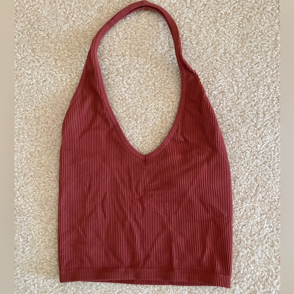Out From Under Ribbed Halter Top